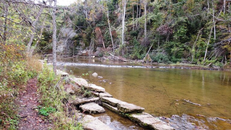 Above Waterloo Falls, Spring Creek, Overton/Putnam Counties, Tennessee