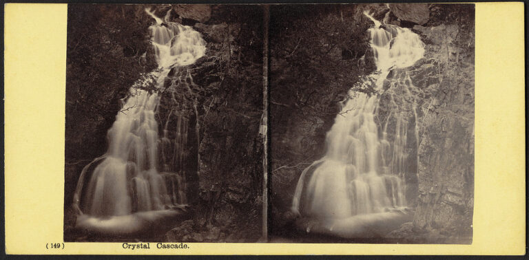 Crystal cascade