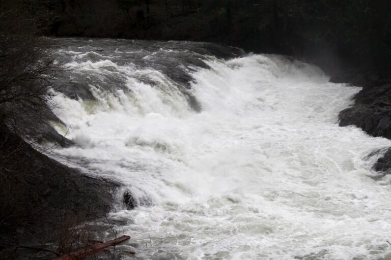 Washington: Rainy Dougan Falls on the Washougal River