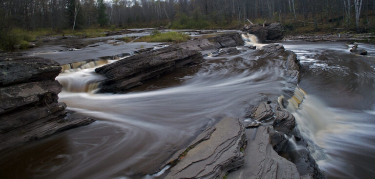 Bonanza Falls near Silver City, Michigan. Bonanza Falls near Silver City, Michigan.