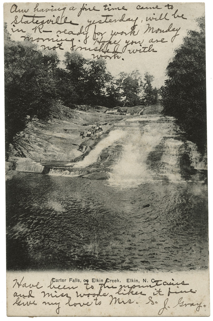 Carter Falls on Elkin Creek, Elkin, N.C.