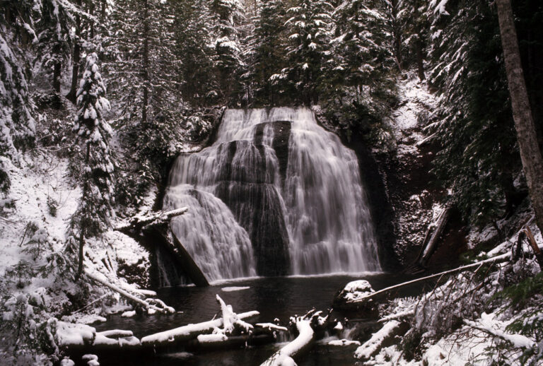 481 Gifford Pinchot Nat'l Forest, Langfield Falls winter