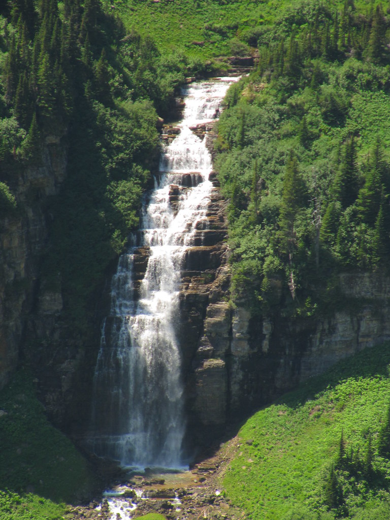 Reynolds Creek Falls, Glacier National Park, Montana, USA