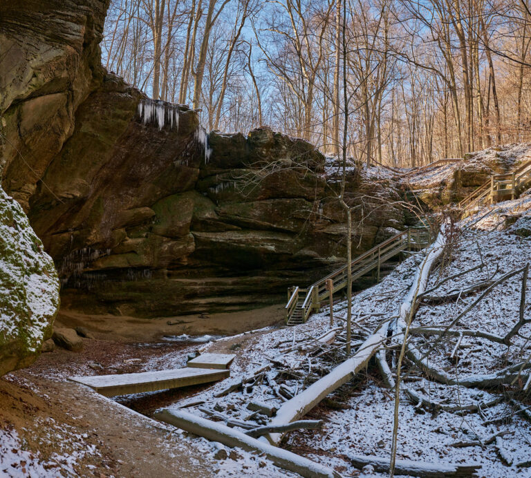 Big Lyons Fall in winter