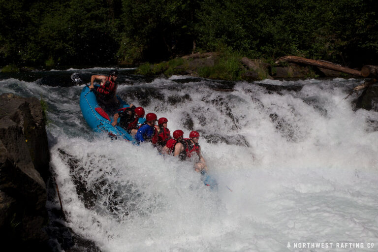 Full Raft in Husum Falls