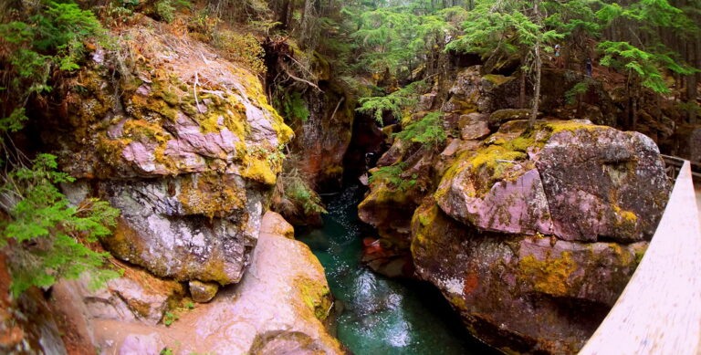 Avalanche Gorge Glacier National Park Montana