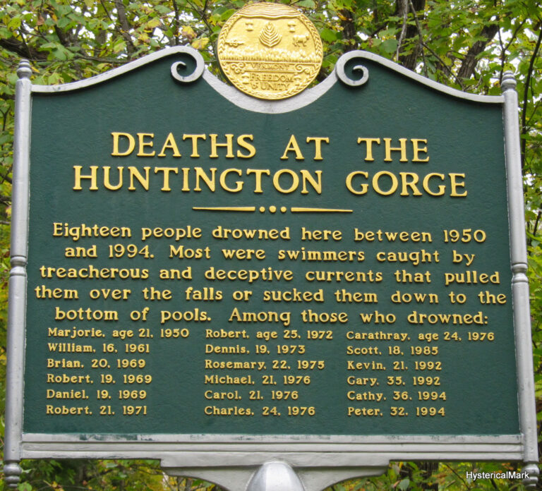 Deaths at the Huntington Gorge