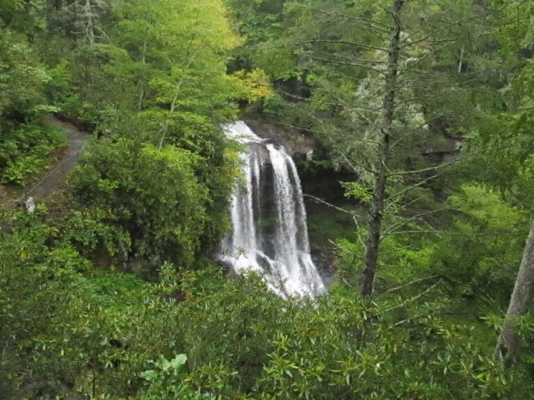 Dry Falls, Mountain Waters Scenic Byway, Near Highlands, North Carolina