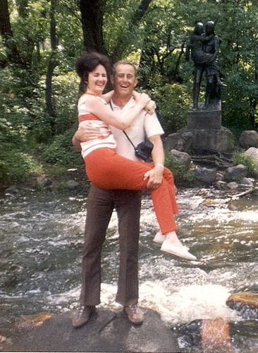 Hiawatha and Minnehaha (AKA Dad and Mom) - Minnehaha Falls, Minnesota