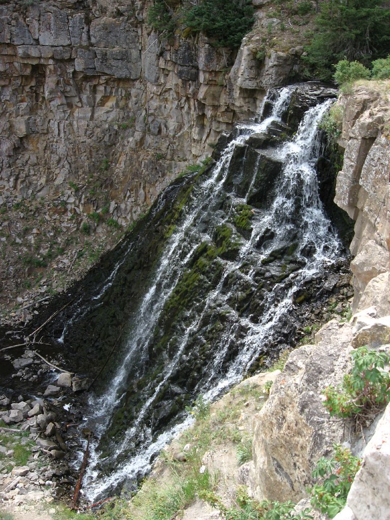 Rustic Falls, Golden Gate, Near Mammoth Hot Springs, Yellowstone National Park, Wyoming