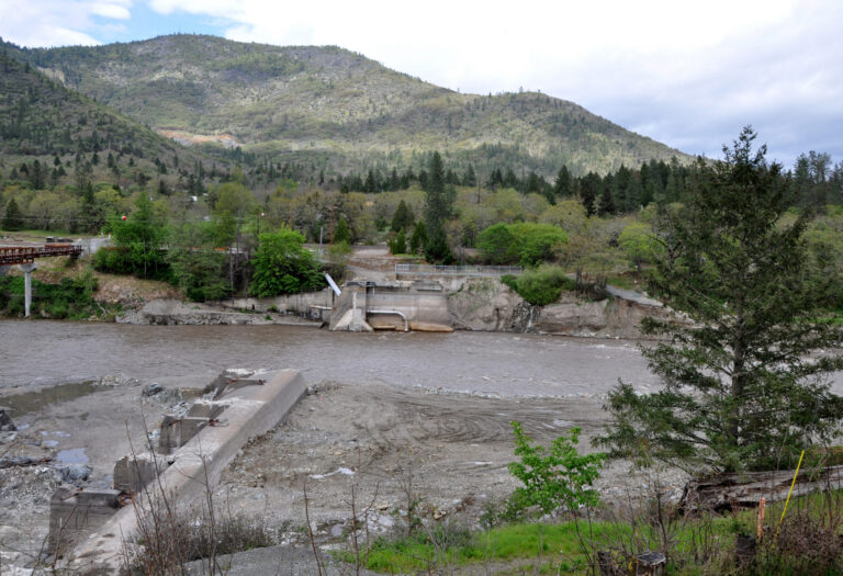 Savage rapids dam remains Savage rapids dam remains