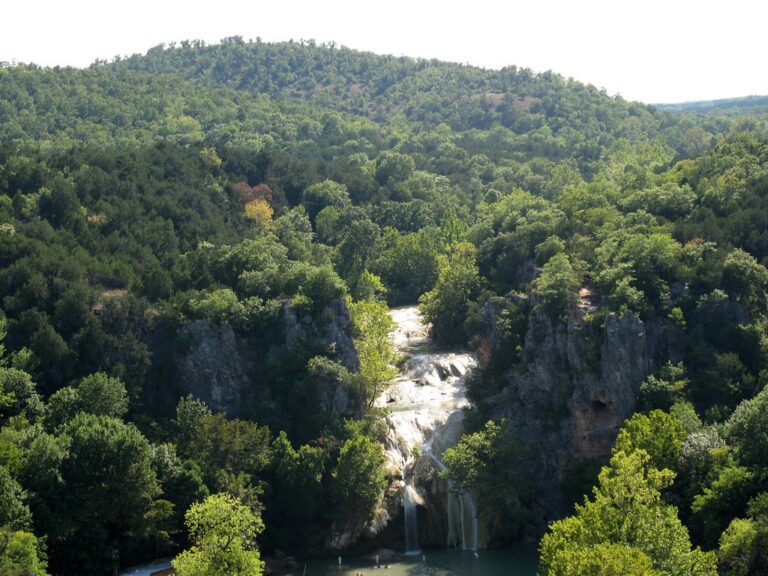 Turner Falls, Oklahoma in late summer