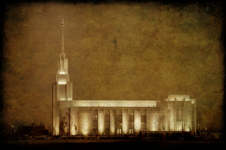 Twin Falls Idaho Temple, Aged Twin Falls Idaho Temple, Aged