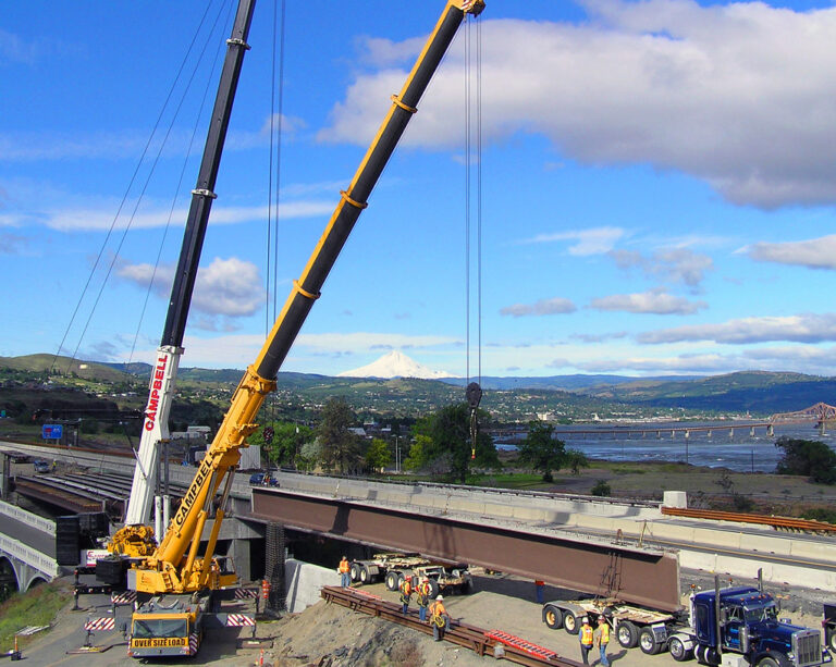 bridge replacement project in The Dalles, Oregon